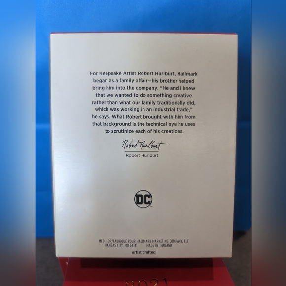 The Suicide Squad Peacemaker Hallmark Keepsake Ornament 2021 NIB - Picture 4 of 4